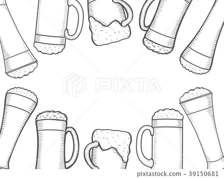 beer menu design template 39150681