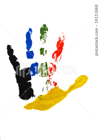 Prints Hand Varicolored Prints Hand Varicolored 39151668