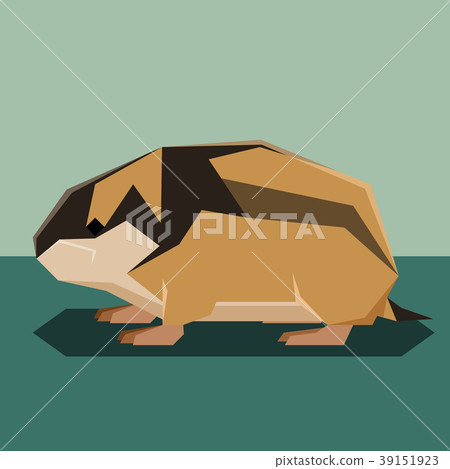 Flat design Lemming 39151923