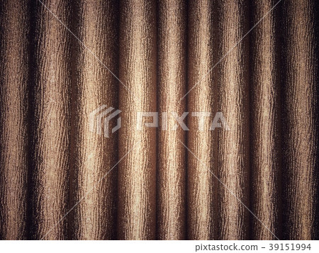 Brown curtain texture and background with wrinkle  39151994