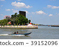 speed long tail boat in Chao Phraya river at Ko Kr 39152096