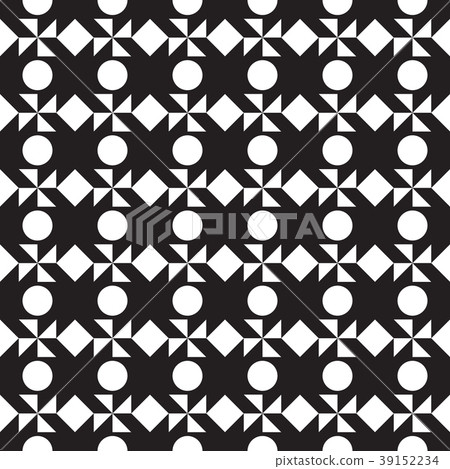 Vector seamless geometric pattern classic ornament 39152234