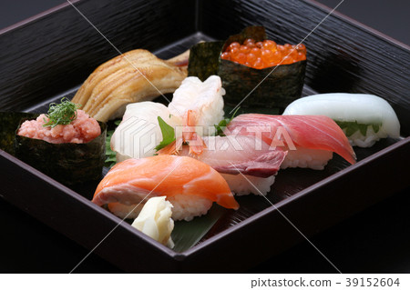 Fish Fish Cuisine Sushi Specially-made Nigiri Nigiri Sushi Japanese Sashimi Japanese Cuisine Sushi Assorted 39152604
