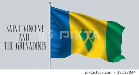 Saint Vincent and the Grenadines flag vector Saint Vincent and the Grenadines flag vector 39152844
