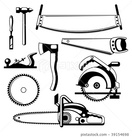 Set of equipment and tools for forestry and lumber 39154698