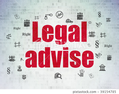Law concept: Legal Advise on Digital Data Paper Law concept: Legal Advise on Digital Data Paper 39154785