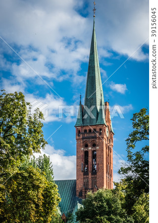Tall bell tower of the St Andrew Bobola Church Tall bell tower of the St Andrew Bobola Church 39156045