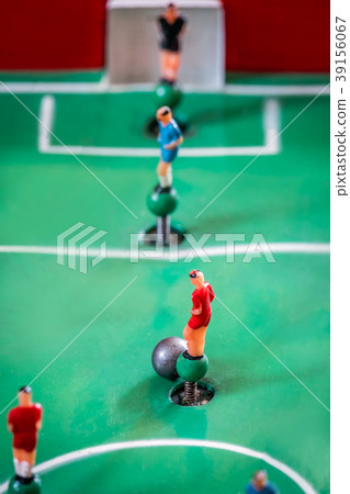 Player figurines of tabletop football game Player figurines of tabletop football game 39156067