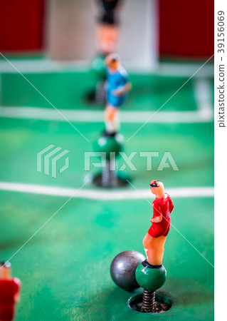 Player figurines of tabletop football game Player figurines of tabletop football game 39156069