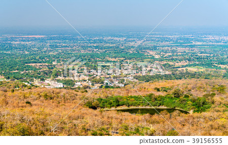Panorama of Champaner, a historical city in the 39156555