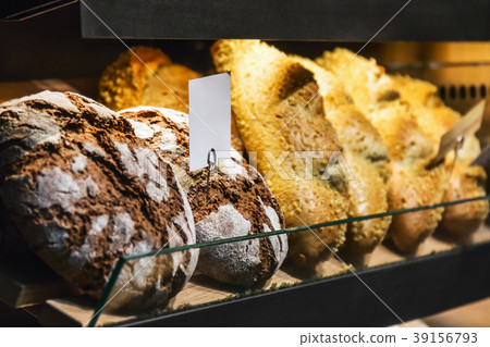 freshly baked bread and bakery products on the freshly baked bread and bakery products on the 39156793