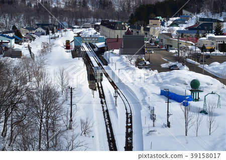 Taking local scenery around Niseko Station in Hokkaido Niseko Town in early spring Taking local scenery around Niseko Station in Hokkaido Niseko Town in early spring 39158017