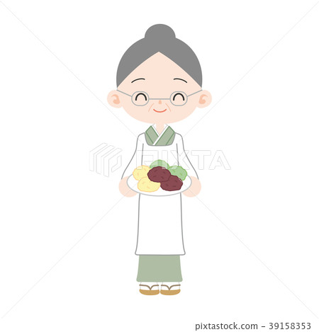 Grandma's handmade rice ball costume Grandma's handmade rice ball costume 39158353