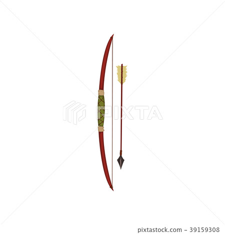 Bow and arrow, traditional weapon of native Bow and arrow, traditional weapon of native 39159308