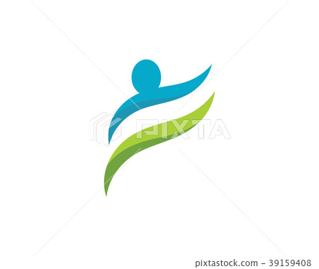 Human character logo sign 39159408