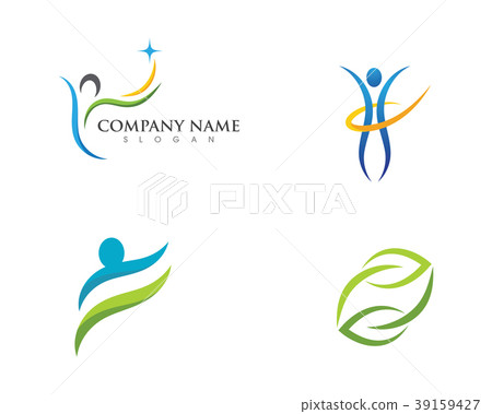 Human character logo sign 39159427