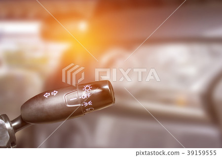 Car headlight switch and front light car concept Car headlight switch and front light car concept 39159555