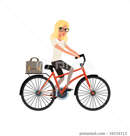 riding bike to work