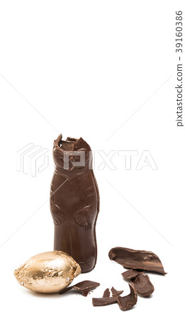 chocolate bunny isolated chocolate bunny isolated 39160386