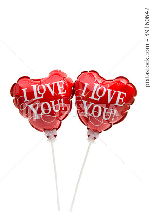 balloon heart with the inscription I Love You balloon heart with the inscription I Love You 39160642