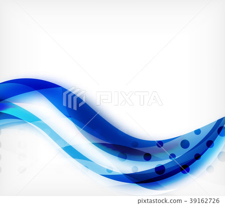 Vector colorful wavy stripe on white background Vector colorful wavy stripe on white background 39162726