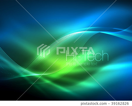 Neon smoke waves Neon smoke waves 39162826