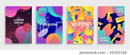 Modern abstract covers set. 39163580