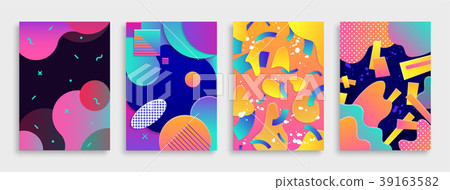 Modern abstract covers set. 39163582
