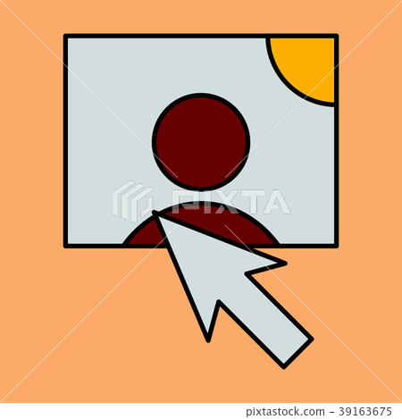 Web design elements picture mouse arrow icon Web design elements picture mouse arrow icon 39163675