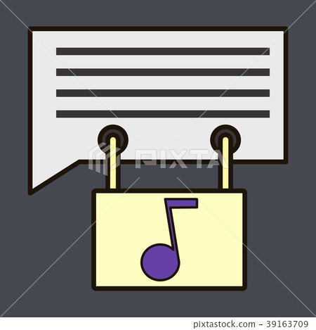 Flat Voice mail icon. Speaker symbol. Audio Flat Voice mail icon. Speaker symbol. Audio 39163709