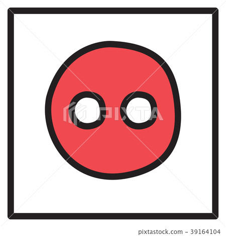 unusual look web icon of modern social network 39164104