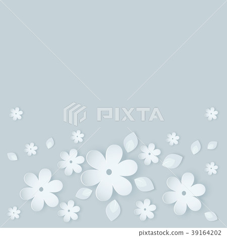 Paper flower background Paper flower background 39164202