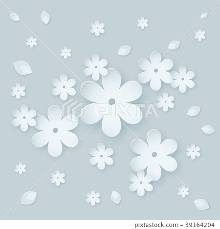 Paper flower background Paper flower background 39164204