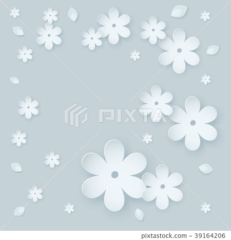 Paper flower background Paper flower background 39164206