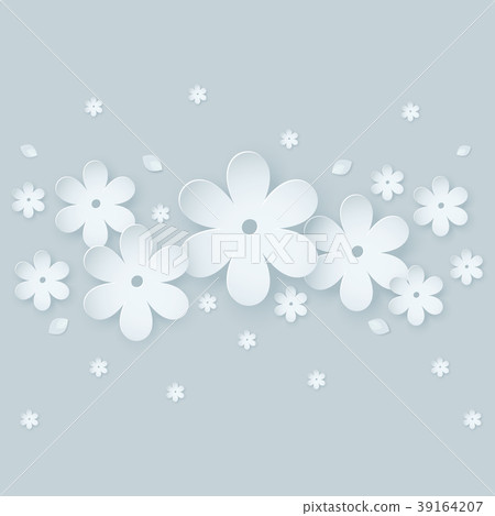 Paper flower background Paper flower background 39164207
