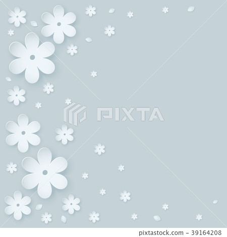 Paper flower background Paper flower background 39164208