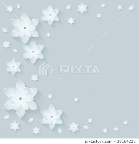 Paper flower background Paper flower background 39164223