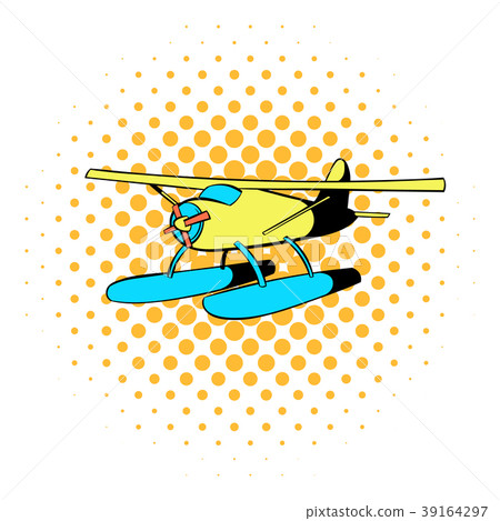 Hydroplane icon, comics style 39164297