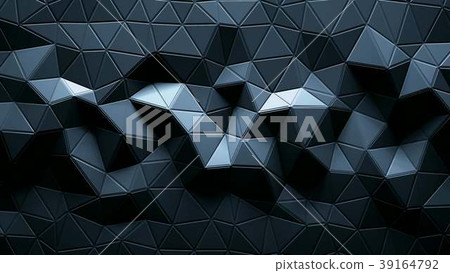 abstract triangular crystalline background 39164792