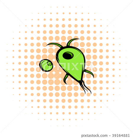 Virus icon, comics style Virus icon, comics style 39164881
