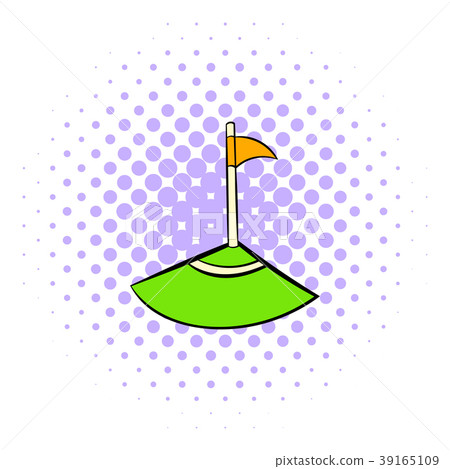 Corner icon, comics style 39165109