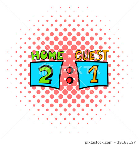 Scoreboard icon, comics style 39165157