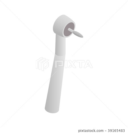 Dental drill icon, isometric 3d style 39165483