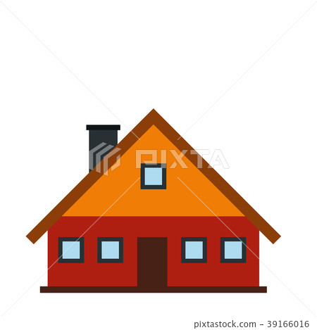 Red cottage icon Red cottage icon 39166016
