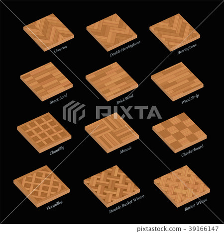 Parquetry Sample Set Wooden Plates 39166147