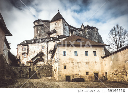 The medieval Orava Castle, Slovakia. 39166338