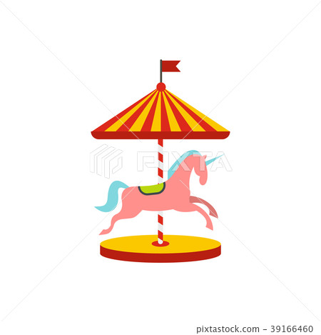 Carousel with horses icon 39166460