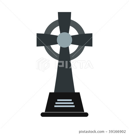 Tombstone icon flat 39166902
