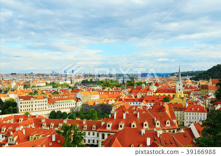 Tiled Roofs Of Old Houses 39166988