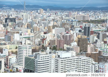Nagoya city view Looking over the Chikusa district district from Nakayama Kanayama Station 39167072